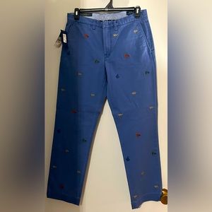NWT Polo Ralph Lauren stretch straight fit size 33/30. blue